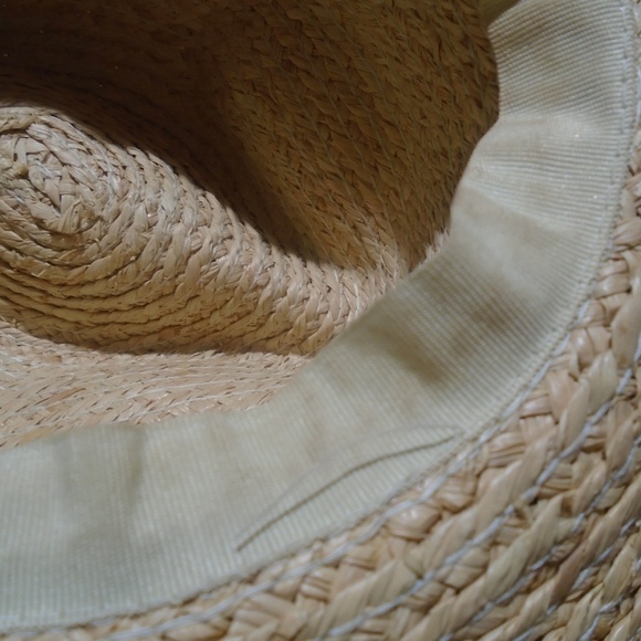 TARGET Fringe Trim Raffia Ribbon Banded Sun Hat - Picture 11 of 11